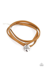 Load image into Gallery viewer, Wonderfully Worded - Brown Leather Faith Inspirational Bracelets
