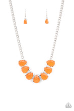 Load image into Gallery viewer, Above The Clouds - Orange Gemstone Necklace Paparazzi
