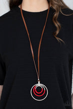 Load image into Gallery viewer, Hypnotic Happenings - Red Necklace Paparazzi
