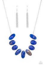 Load image into Gallery viewer, Elliptical Episode - Blue Necklace Paparazzi
