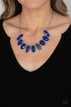 Load image into Gallery viewer, Elliptical Episode - Blue Necklace Paparazzi
