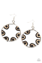 Load image into Gallery viewer, Off The Rim - Black Seed Bead Earrings Paparazzi
