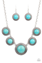 Load image into Gallery viewer, Circle The Wagons - Blue Necklace Paparazzi
