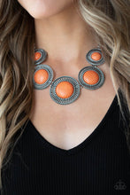 Load image into Gallery viewer, She Went West - Orange Necklace Paparazzi

