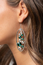 Load image into Gallery viewer, Rock Candy Bubbly - Green Earrings Paparazzi
