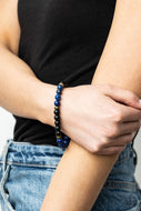 Petrified Powerhouse - Blue Urban Bracelet Paparazzi