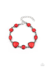 Load image into Gallery viewer, Eco-Friendly Fashionista Red Crackle Bracelet Paparazzi
