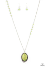 Load image into Gallery viewer, Plateau Paradise - Green Crackle Necklace Paparazzi
