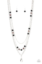 Load image into Gallery viewer, GLEAM Work - Black Long Necklace Paparazzi
