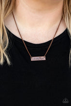 Load image into Gallery viewer, Joy Of Motherhood - Copper Mom Necklace Paparazzi
