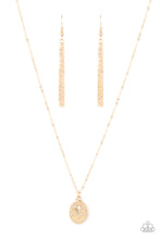 Load image into Gallery viewer, They Call Me Mama - Gold Inspirational Necklace Paparazzi
