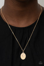 Load image into Gallery viewer, They Call Me Mama - Gold Inspirational Necklace Paparazzi
