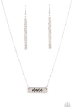 Load image into Gallery viewer, Blessed Mama - Silver Necklace Paparazzi
