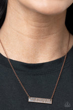 Load image into Gallery viewer, Living The Mom Life - Copper Family Necklace Paparazzi
