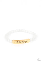 Load image into Gallery viewer, Family is Forever - Gold Inspirational Bracelet Paparazzi
