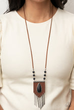 Load image into Gallery viewer, Enchantingly Tribal - Black Necklace Paparazzi
