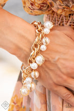 Load image into Gallery viewer, Orbiting Opulence - Gold Bracelet Paparazzi
