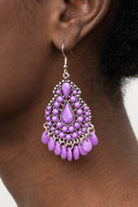 Persian Posh - Purple Earrings Paparazzi