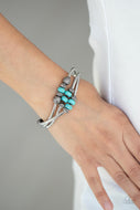 Road Trip Rebel  - Blue Urban Bracelet Paparazzi