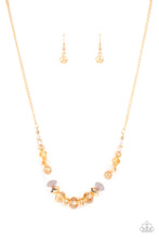Load image into Gallery viewer, Turn Up The Tea Lights - Gold Necklace Paparazzi
