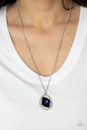 Undiluted Dazzle - Blue Necklace Paparazzi