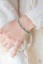 Load image into Gallery viewer, Desert Day Trip - Blue Crackle Bracelet Paparazzi
