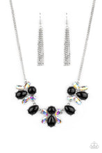 Load image into Gallery viewer, Galaxy Gallery - Black Iridescent Necklace Paparazzi
