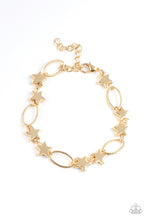 Load image into Gallery viewer, Stars and Sparks - Gold Bracelet Paparazzi

