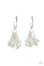 Load image into Gallery viewer, Jaw-Droppingly Jelly - Silver Iridescent Flower Earrings Paparazzi
