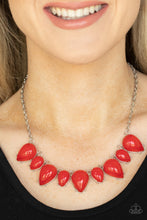 Load image into Gallery viewer, Pampered Poolside Red Necklace Paparazzi
