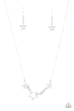 Load image into Gallery viewer, Proudly Patriotic - White Star Necklace Paparazzi
