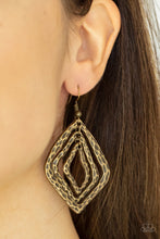 Load image into Gallery viewer, Primitive Performance - Brass Earrings Paparazzi
