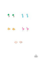 Starlet Shimmer - Summer Tropical Earrings - 5 Pack Paparazzi