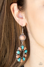 Load image into Gallery viewer, Back At The Ranch - Multi-Color Crackle Earrings Paparazzi
