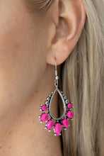 Load image into Gallery viewer, Flamboyant Ferocity - Pink Earrings Paparazzi
