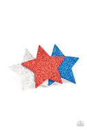 Happy Birthday, America - Multi-Color Star Hair Accesorries Paparazzi