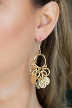 Load image into Gallery viewer, Partners in CHIME - Gold Earrings Paparazzi
