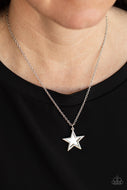 American Anthem - White Star Necklace Paparazzi