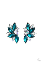 Load image into Gallery viewer, Instant Iridescence - Blue Stud Earrings Paparazzi
