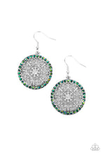 Load image into Gallery viewer, Bollywood Ballroom - Green Oil Spill Earrings Paparazzi
