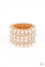 Load image into Gallery viewer, Verified Vintage - Gold Pearl Ring Paparazzi
