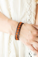 Wildflower Wayfarer - Orange Flower Bracelet Paparazzi