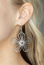 Load image into Gallery viewer, Meadow Musical - Purple Flower Earrings Paparazzi
