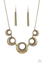 Load image into Gallery viewer, Solar Cycle Brass Necklace Paparazzi
