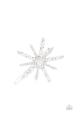 Load image into Gallery viewer, Leading Luminary - White Star Hair Clip Paparazzi

