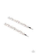 Ballroom Banquet - White Hair Accessories Paparazzi