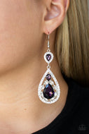 Posh Pageantry - Purple Earrings Paparazzi