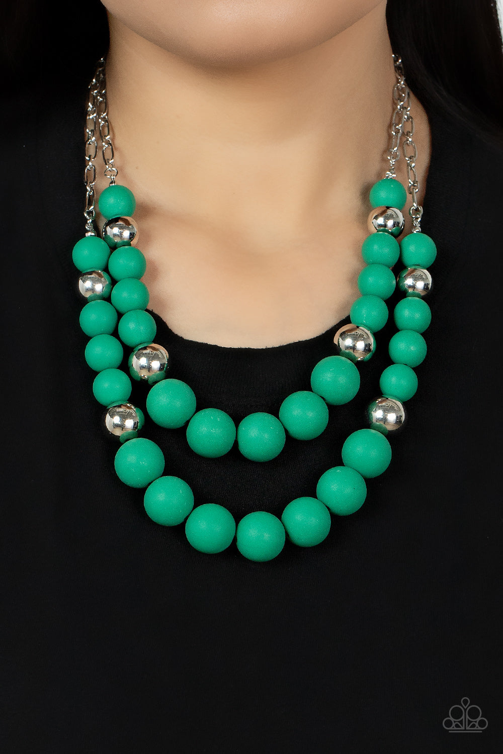 Vivid Vanity - Green Necklace Paparazzi