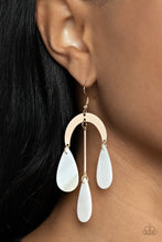 Load image into Gallery viewer, Atlantis Ambience - Gold Seashell Earrings Paparazzi
