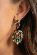 Load image into Gallery viewer, Galactic Go-Getter - Multi-Color Oil Spill Earrings - Life of the Party Feb 2022 Paparazzi
